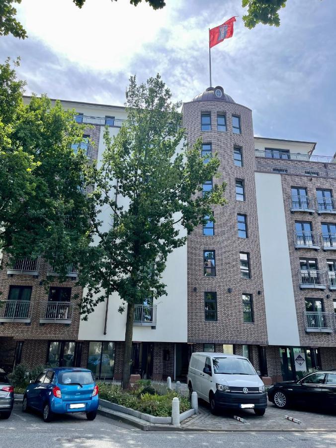 Cls Moderne City-Wohnung Hamburg Tiefgarage, E-Laden, Balkon, Parken, Blick Ueber Hamburg, Cafe Im Haus, Bus Gegenueber, Flex Check In Exterior photo